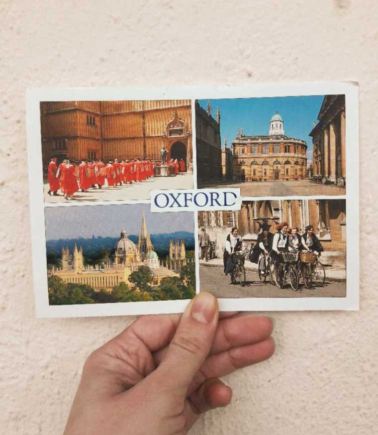 carte postale Oxford