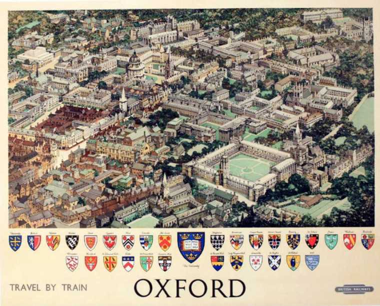 poster Oxford travel by train_Fred Taylor