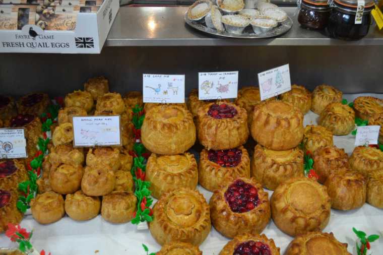 pies covered market