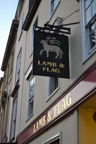 lamb and flag